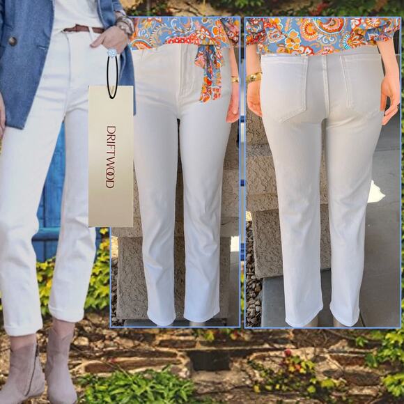 Driftwood Sundance Stella White Classic Straight Jeans Size: 26W x  display picture 1